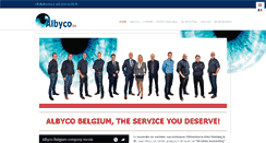 Desktop Screenshot of albyco.be
